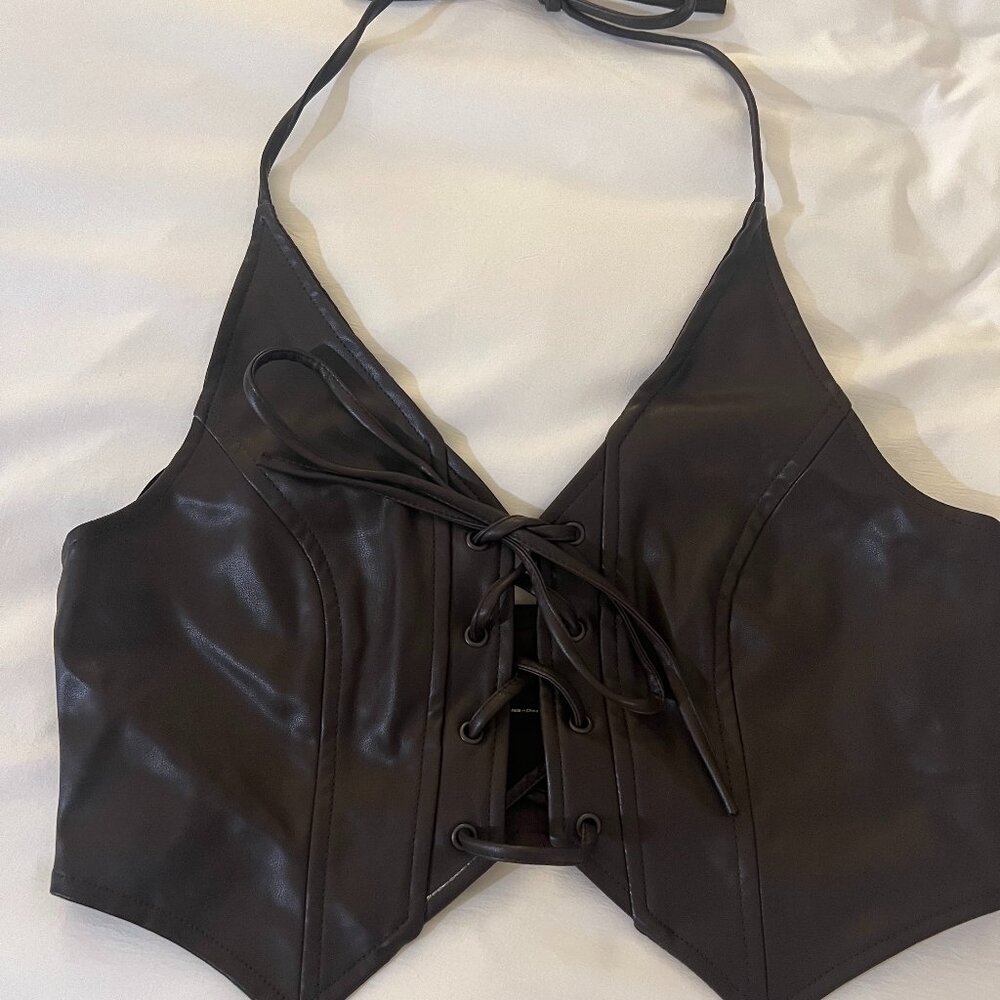 Urban Outfitters Leather Top